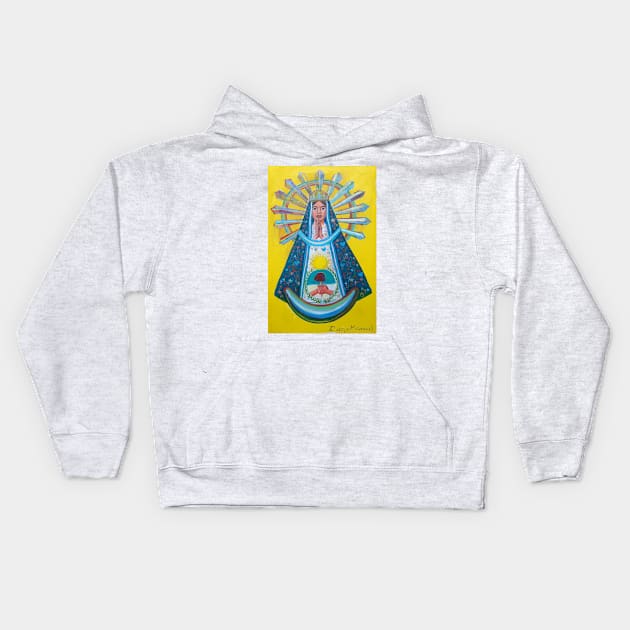 Virgen de Luján 7 Kids Hoodie by diegomanuel